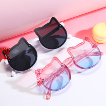 Kids Fashion Cute Cat Ear Anti-UV Protection Sunglasses