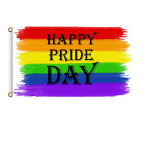 Horizontal Horizontal Striped Holiday Flag Rainbow Gay Decoration Gay Flag