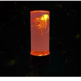 Medium Cylindrical LED Jellyfish Light USB Colorful Color Changing Jellyfish Night Light