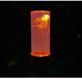 Medium Cylindrical LED Jellyfish Light USB Colorful Color Changing Jellyfish Night Light