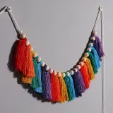Rainbow Tassel Wall Hanging Wall Decoration Bedroom Decoration Girly Gift