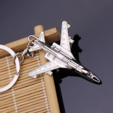 3D Airplane Model Keychain Key Ring Creative Aircraft Keyfob Gifts