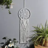 Hand-Woven Tapestry Petals Tassel Home Decoration Creative Pendant