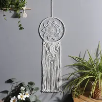 Hand-Woven Tapestry Petals Tassel Home Decoration Creative Pendant