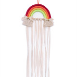 Woven Rainbow Kids Hairpin Hair Accessories Storage With Tiara Organizer