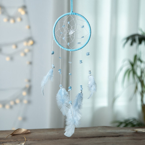 Crystal Feather Dream Catcher Wind Chime Ornaments Home Accessories