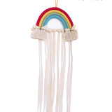 Woven Rainbow Kids Hairpin Hair Accessories Storage With Tiara Organizer
