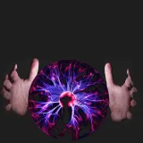 USB Magic Electrostatic Ion Ball Light Lightning Ball Night Light