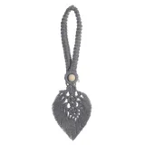Woven Pastoral Thick Lanyard Curtain Buckle Leaf Curtain Strap Rope Tie