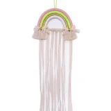 Woven Rainbow Kids Hairpin Hair Accessories Storage With Tiara Organizer