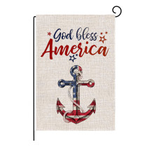 USA Independence Day Hook Flag Slogan Courtyard Outdoor Decoration