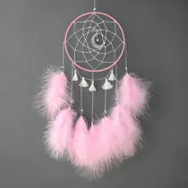 Moonlight Feather Dream Catcher Wind Chime Ornaments Home Accessories