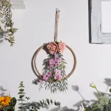 Simulation Rose Garland Decoration Home Living Room Bedroom Ornaments