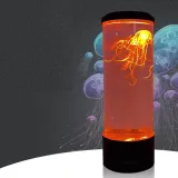 Medium Cylindrical LED Jellyfish Light USB Colorful Color Changing Jellyfish Night Light