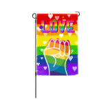 Horizontal Vertical Fist Rainbow Holiday Flag Gay Decoration Gay Flag