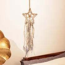 Pentagram Dream Catcher Bell Pendant