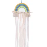 Woven Rainbow Kids Hairpin Hair Accessories Storage With Tiara Organizer