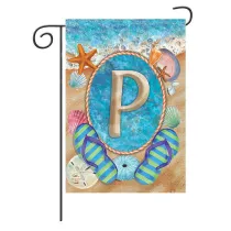 Summer Pattern Flag Party Letter Garden Flag