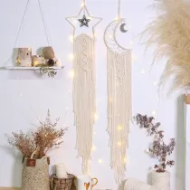 Hand-Woven Tapestry Moon Home Decoration Creative Pendant