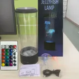 Medium Cylindrical LED Jellyfish Light USB Colorful Color Changing Jellyfish Night Light