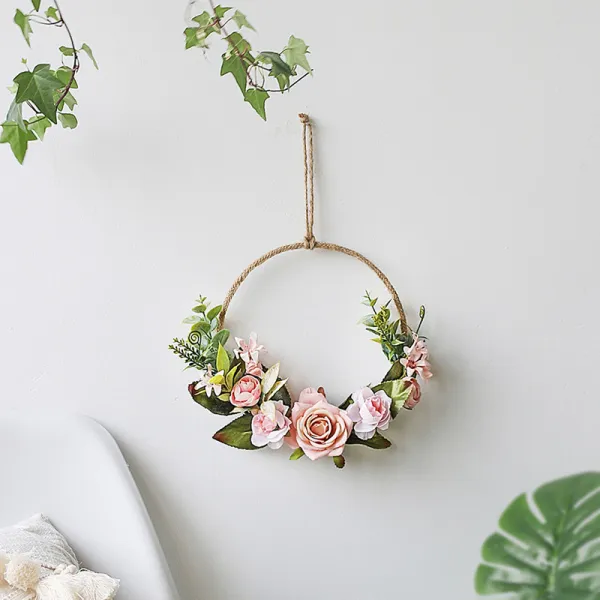 Simulation Rose Garland Decoration Home Living Room Bedroom Ornaments