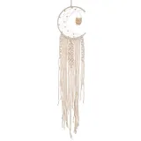 Cotton Thread Woven Moon Pendant Creative Home Wall Decoration Gift