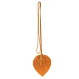 Woven Pastoral Thin Lanyard Curtain Buckle Leaf Curtain Strap Rope Tie