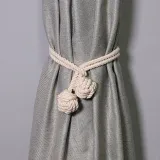 Woven Garden Lanyard Curtain Buckle Single Ball Tassel