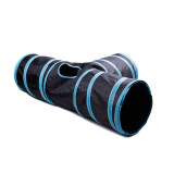 Cat Tunnel For Indoor Cats With Play Ball And Peek Holes Toy