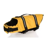 Dog Lifesaver Vests Pure Color with Rescue Handle Safety Swimsuit Preserver for Swimming