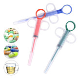 3 Pieces Pill Gun Shooter Tablet Soft Tip Syringe Medical Feeding Tool Kit for Dogs Cats Small Animals
