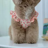 Pet T-Shirts Dog Cat Printed Clothes Flowers Print Summer Dress