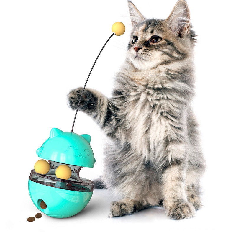 Cat Turntable Teasing Cat Toy Tumbler Leaking Ball