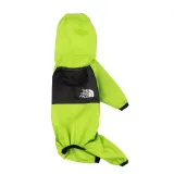 Dog Waterproof Raincoats Lightweight Hood Poncho Jacket with Reflective Strap