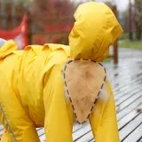 Pet Dog Clothing Rain-Proof Breathable Four-Legged Hooded Raincoat