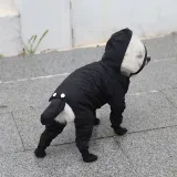 Pet Raincoat Dog Hoodies Onesie Waterproof Rain Jacket Rain Boots Jumpsuit Rain Poncho