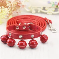 Pure Color Bell Walking Out Pet Supplies Dog Cat Chest Strap