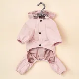 Pet Dog Clothing Rain-Proof Breathable Reflective Four-Legged Raincoat