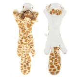 Animal Plush Toys No Stuffing Puppy Teething Durable Interactive Dog Chew Toys