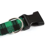 Christmas Plaids Bowknot Double Bow Removable Safety Clasp Pet Supplies Cat Dog Collar