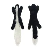 Animal Plush Toys No Stuffing Puppy Teething Durable Interactive Dog Chew Toys