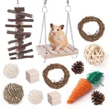 Hamster Rainbow Tunnel For Indoor Hamster With Play Ball And Peek Holes Toy