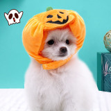 Pet Holiday Pumpkin Hat Cute Cosplay Costume Cat Dog Head Accessory