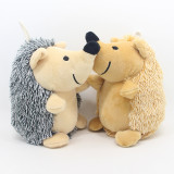 Cute Hedgehog Phonate Squeaky Chew Plush Dog Toys