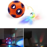 Dog Light Ring Bell Sound Ball Toy Pet Exercise Game Chew Ball Toy