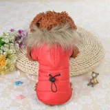 Dog Warm Winter Jacket Hoodie Coats Windproof Snowsuit Cat Clothing