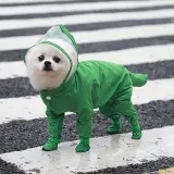 Pet Raincoat Dog Hoodies Onesie Waterproof Rain Jacket Rain Boots Jumpsuit Rain Poncho