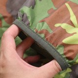 Dog Raincoats Camouflage Waterproof Full Body Hooded Adjustable Poncho with Leash Hole