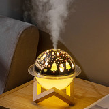 Planetary Projection Lamp Humidifier USB Colorful LED Night Light Humidifier