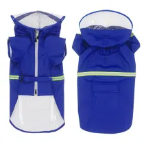 Pet Raincoat Big Dog Transparent Hooded Raincoat